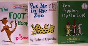 Image du vendeur pour Ten Apples Up On Top / Put Me in the Zoo / The Foot Book - 3 Book Set (I Can Read It Beginner Books) by Dr. Seuss (1965-08-01) [Hardcover] Dr. Seuss mis en vente par Lakeside Books