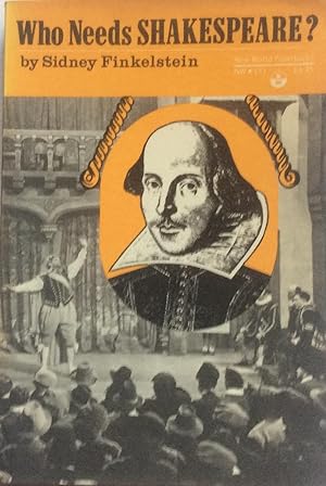 Bild des Verkufers fr Who needs Shakespeare? zum Verkauf von Jay's Basement Books