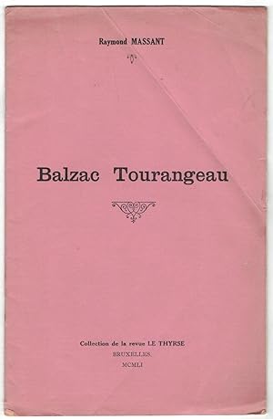 Balzac tourangeau.