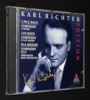 Seller image for Karl Richter - C.Ph. E. Bach, J. Ch. Bach, W. A. Mozart : Symphonies (CD) for sale by Abraxas-libris