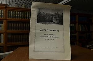 Zur Erinnerung an das Jubiläum der Friedrich-List-Oberschule in Reutlingen am Samstag, den 24. Ju...