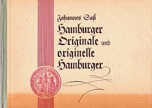 Bild des Verkufers fr Hamburger Originale und originelle Hamburger. Mit einigen Textabbildungen. zum Verkauf von Antiquariat Heinz Tessin