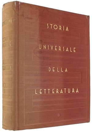 Seller image for STORIA UNIVERSALE DELLA LETTERATURA. Volume terzo - parte seconda.: for sale by Bergoglio Libri d'Epoca