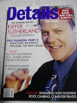 Details For Men [Magazine]; October 1991; Kiefer Sutherland on Cover [Periodical]