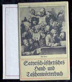 Bild des Verkufers fr Satirisch-sthetisches Hand- und Taschenwrterbuch. von zum Verkauf von Roland Antiquariat UG haftungsbeschrnkt