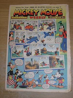 Mickey Mouse Weekly Vol 3 No 139 October 1 1938