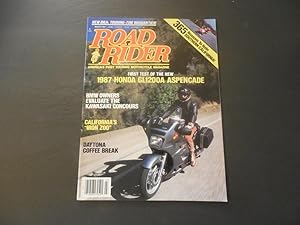 Image du vendeur pour Road Rider Mar 1987 BMW; Honda 1200 GL; Kawasaki; Daytona; Iron Zoo mis en vente par Joseph M Zunno