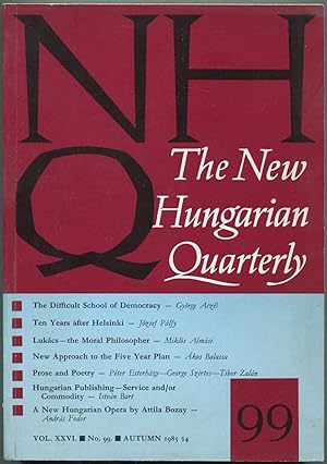 Bild des Verkufers fr The New Hungarian Quarterly - Volume XXVI, Number 99, Autumn 1985 zum Verkauf von Between the Covers-Rare Books, Inc. ABAA