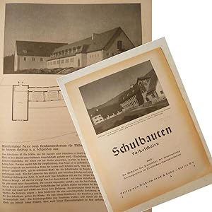 Schulbauten Volksschule. Band 3 der Buchreihe des Zentralblatt der Bauverwaltung "Bauten der Bewe...