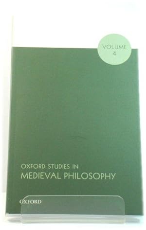 Bild des Verkufers fr Oxford Studies in Medieval Philosophy zum Verkauf von PsychoBabel & Skoob Books