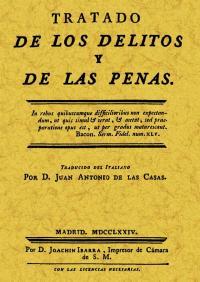 Seller image for TRATADO DE LOS DELITOS Y LAS PENAS for sale by TERAN LIBROS