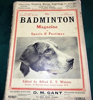 The Badminton Magazine of Sport. Issue No 196 New Series. November 1911.