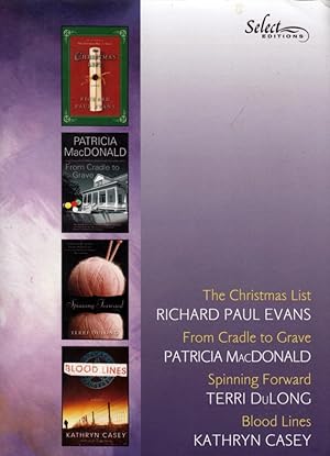Seller image for The Christmas List, Richard Paul Evans / From Cradle to Grave / Spinning Forward / Blood Lines for sale by Kayleighbug Books, IOBA