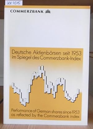 Bild des Verkufers fr Deutsche Aktienbrsen seit 1953 im Spiegel des Commerzbank-Index. Ausgabe Februar 1979 / Performance of German shares since 1953 as reflected by the Commerzbank index. Edition February 1979. zum Verkauf von Versandantiquariat Trffelschwein