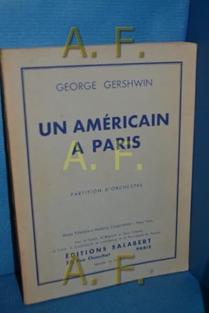 Bild des Verkufers fr Un Americain a Paris, Partition D Orchestre (Hawkes Pocket Scores No 19) zum Verkauf von Antiquarische Fundgrube e.U.