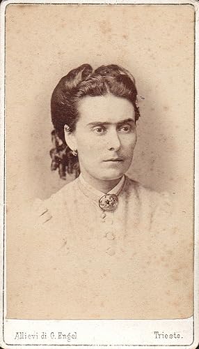 Contessa Borelli, Tochter von Antonia Borelli - countess Gräfin Portrait CDV Foto Photo vintage