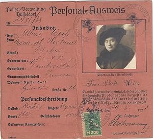 Personal - Ausweis für eine Düsseldorferin