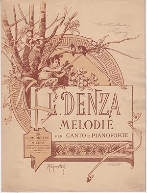Melodie per Canto e Pianoforte: Melodia, parole di E. Mancini