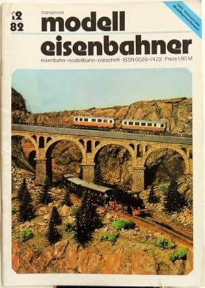 Imagen del vendedor de Modelleisenbahner; 12/82 Eisenbahn-Modellbahn-Zeitschrift a la venta por Peter-Sodann-Bibliothek eG
