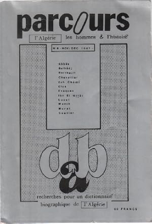 Parcours n° 8 : l'algérie les hommes l'histoire