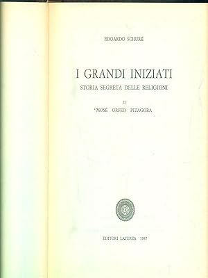 Bild des Verkufers fr I grandi iniziati. Vol II zum Verkauf von Librodifaccia