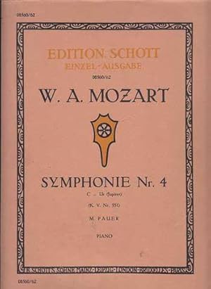 W. A. Mozart. Symphonie Nr. 4. Piano.