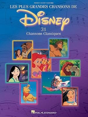 Bild des Verkufers fr Les Plus Grandes Chansons de Disney - 31 Chansons Classiques : French Language Edition zum Verkauf von AHA-BUCH GmbH