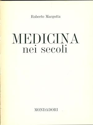Bild des Verkufers fr Medicina nei secoli zum Verkauf von Librodifaccia
