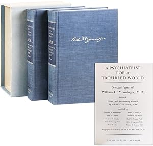 Image du vendeur pour A Psychiatrist for a Troubled World: the Selected Papers of William C. Menninger [Presentation Copy] mis en vente par Lorne Bair Rare Books, ABAA