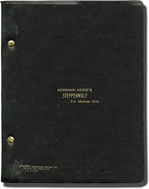 Bild des Verkufers fr Steppenwolf [Hermann Hesse's Steppenwolf.For Madmen Only] (Original screenplay for the 1974 film) zum Verkauf von Royal Books, Inc., ABAA