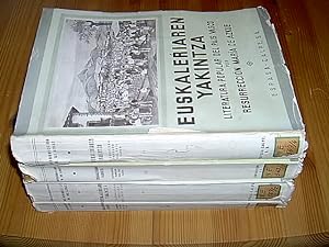 Euskaleriaren yakintza. (Literatura popular del País Vasco.). 4 volumes.