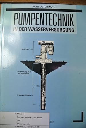 Bild des Verkufers fr Pumpentechnik in der Wasserversorgung. (= Rudolf Mller Fachbcher) zum Verkauf von Antiquariat Bookfarm