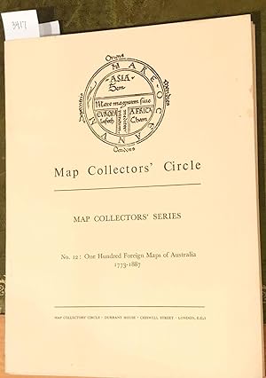 Seller image for MAP COLLECTORS' CIRCLE No. 12 (1 issue) One Hundred Foreign Maps of Australia for sale by Carydale Books