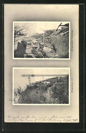 Ansichtskarte Bürgebstock, Felsenweg, Lift