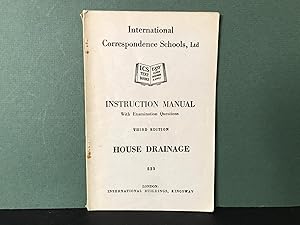 House Drainage - 523: Instruction Manual with Examination Questions - Third Edition - Internation...