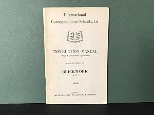 Brickwork, Part 2 - 508B: Instruction Manual with Examination Questions - Fourth Edition - Intern...