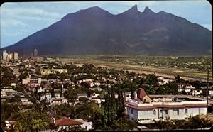 Bild des Verkufers fr Ansichtskarte / Postkarte Monterrey Nuevo Len Mexiko, panoramic view from the Bishops Palace, mountain zum Verkauf von akpool GmbH