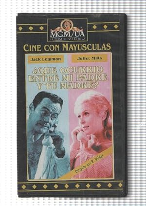 Pelicula, VHS: Que ocurrio entre mi padre y tu madre. Cine con Mayusculas. Dirigida por Wilder