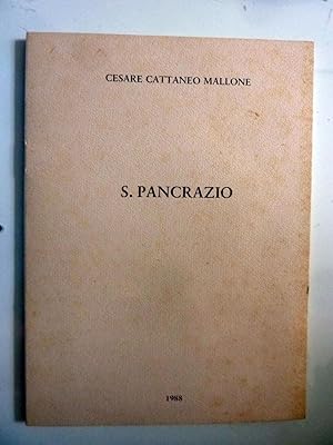 Seller image for S. PANCRAZIO for sale by Historia, Regnum et Nobilia