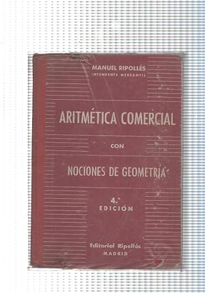 Imagen del vendedor de Aritmetica Comercial con Nociones de Geometria a la venta por El Boletin