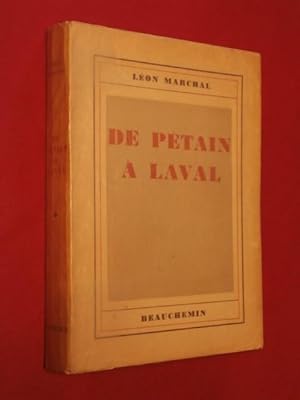 Image du vendeur pour De Ptain  Laval mis en vente par Tant qu'il y aura des livres