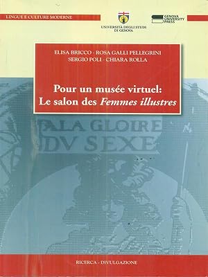 Bild des Verkufers fr Pour un musee virtuel. Le salon des Femmes Illustres zum Verkauf von Librodifaccia