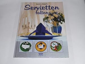 Bild des Verkufers fr Servietten falten. zum Verkauf von Der-Philo-soph