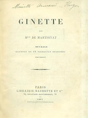 Seller image for Ginette for sale by Librodifaccia