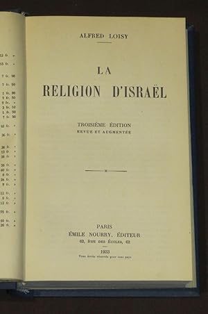 La Religion D'Israel