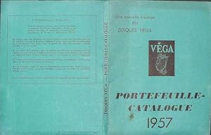 Disques Vega - Portefeuille Catalogue 1957.