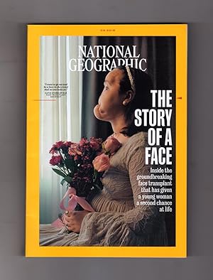 National Geographic Magazine - September, 2018. The Story of a Face; Bacteria Strike Back; French...