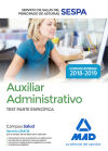 Auxiliar Administrativo del Servicio de Salud del Principado de Asturias (SESPA). Test Parte Espe...