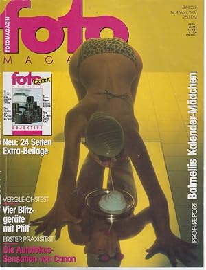 Seller image for foto Magazin. Nr. 4 / April 1987. Profi-Report Balmellis Kalender-Mdchen. for sale by Allguer Online Antiquariat