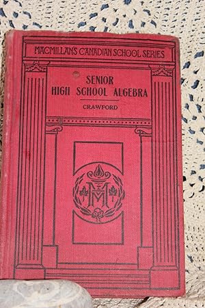 Immagine del venditore per Senior High School Algebra venduto da Wagon Tongue Books